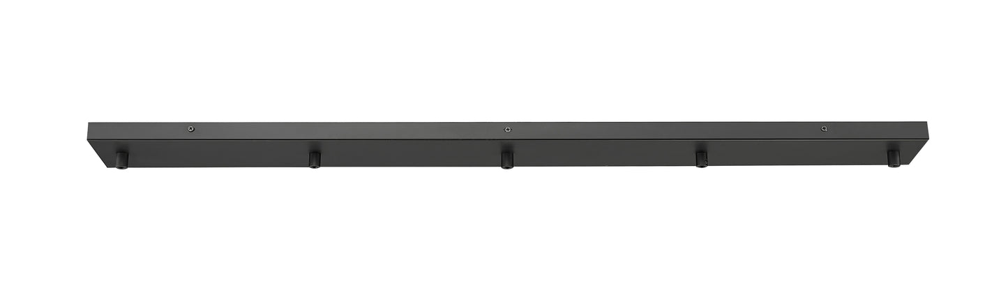 CP4205L-MB - Multi Point Canopy 5 Light Ceiling 5" Plate - Matte Black