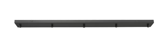 CP4205L-MB - Multi Point Canopy 5 Light Ceiling 5" Plate - Matte Black