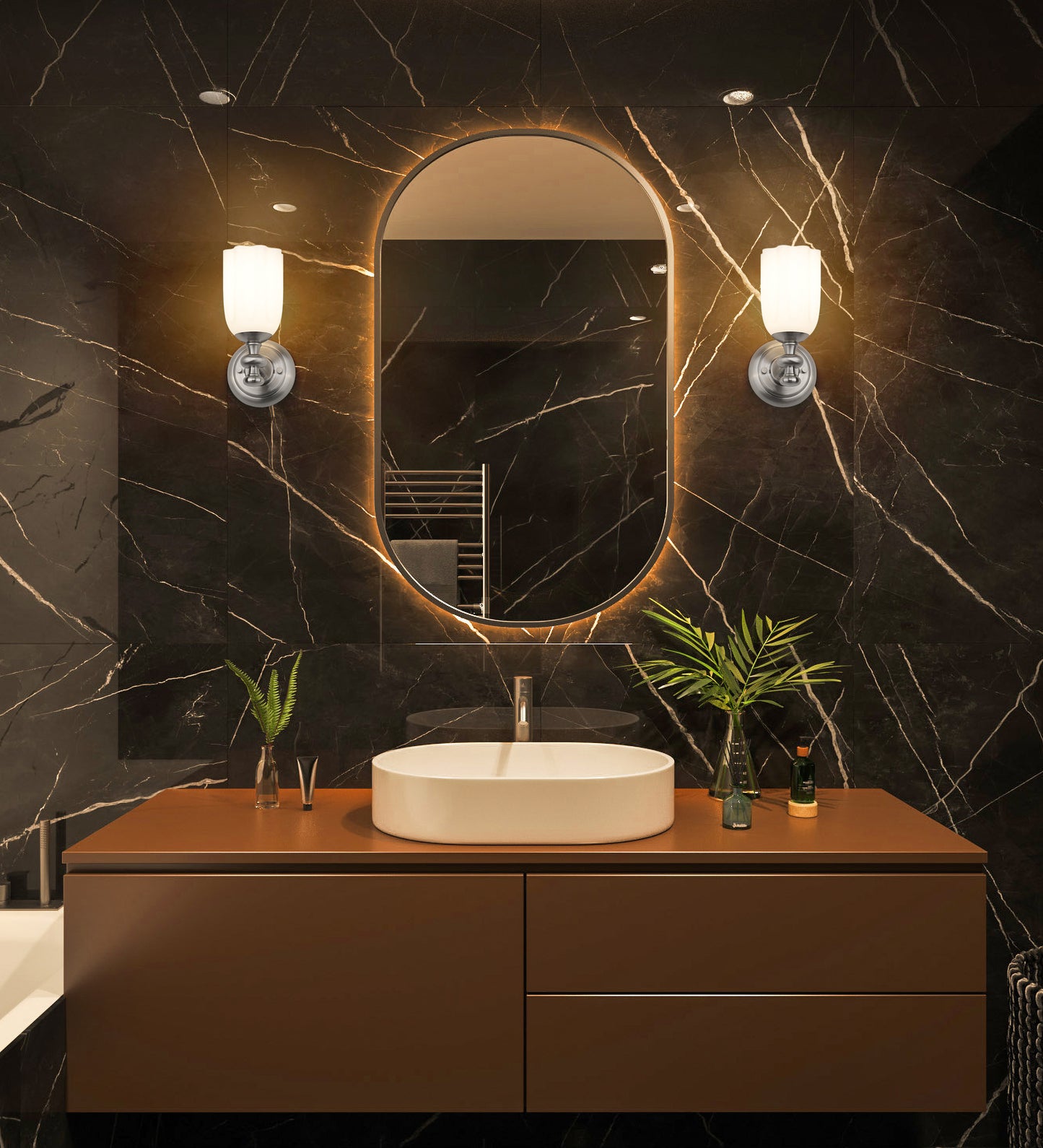 1102-1S-BN - Orion 1 Light Wall 10" Sconce - Brushed Nickel