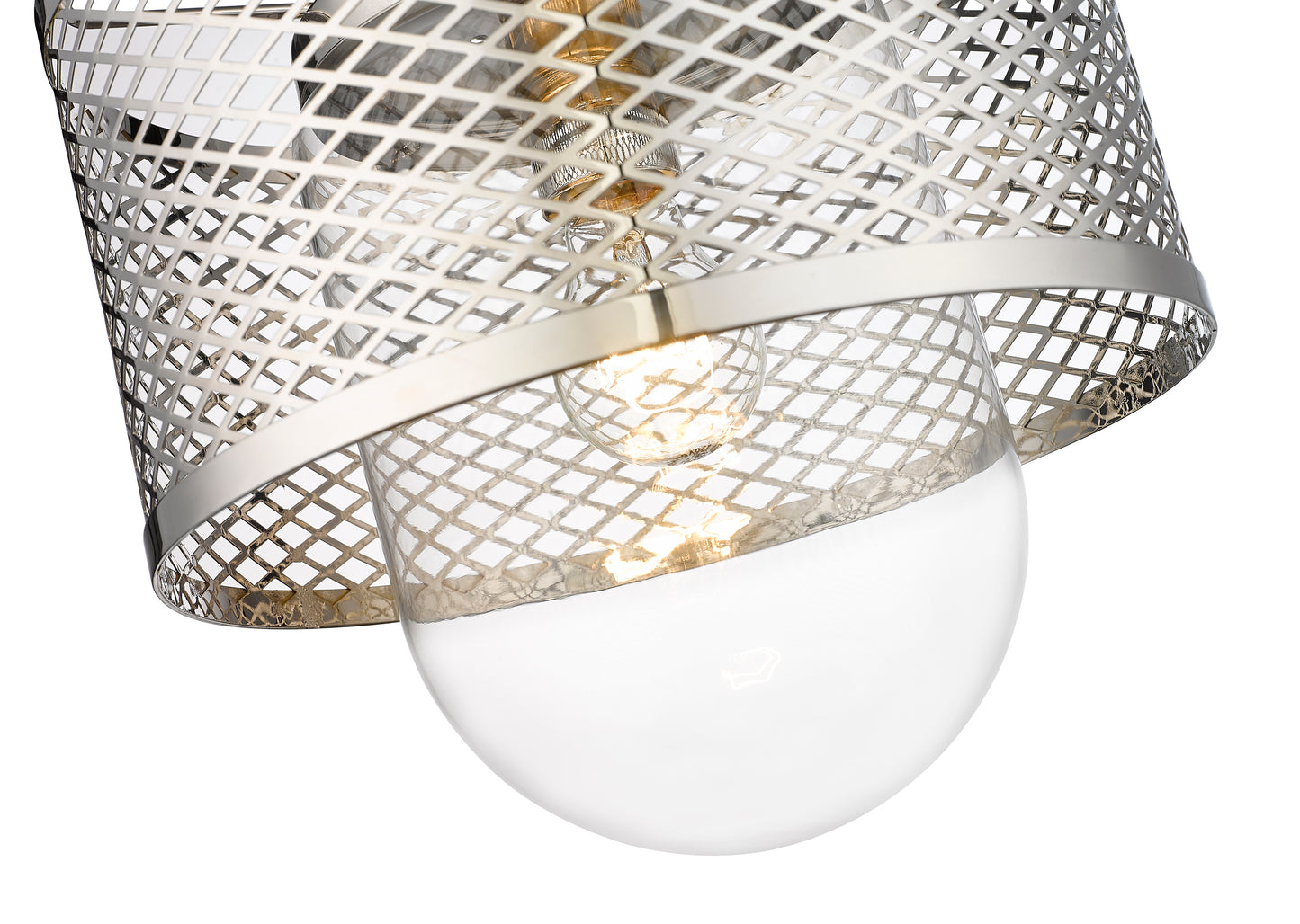 3037P11-PN - Kipton 1 Light 11" Pendant - Polished Nickel