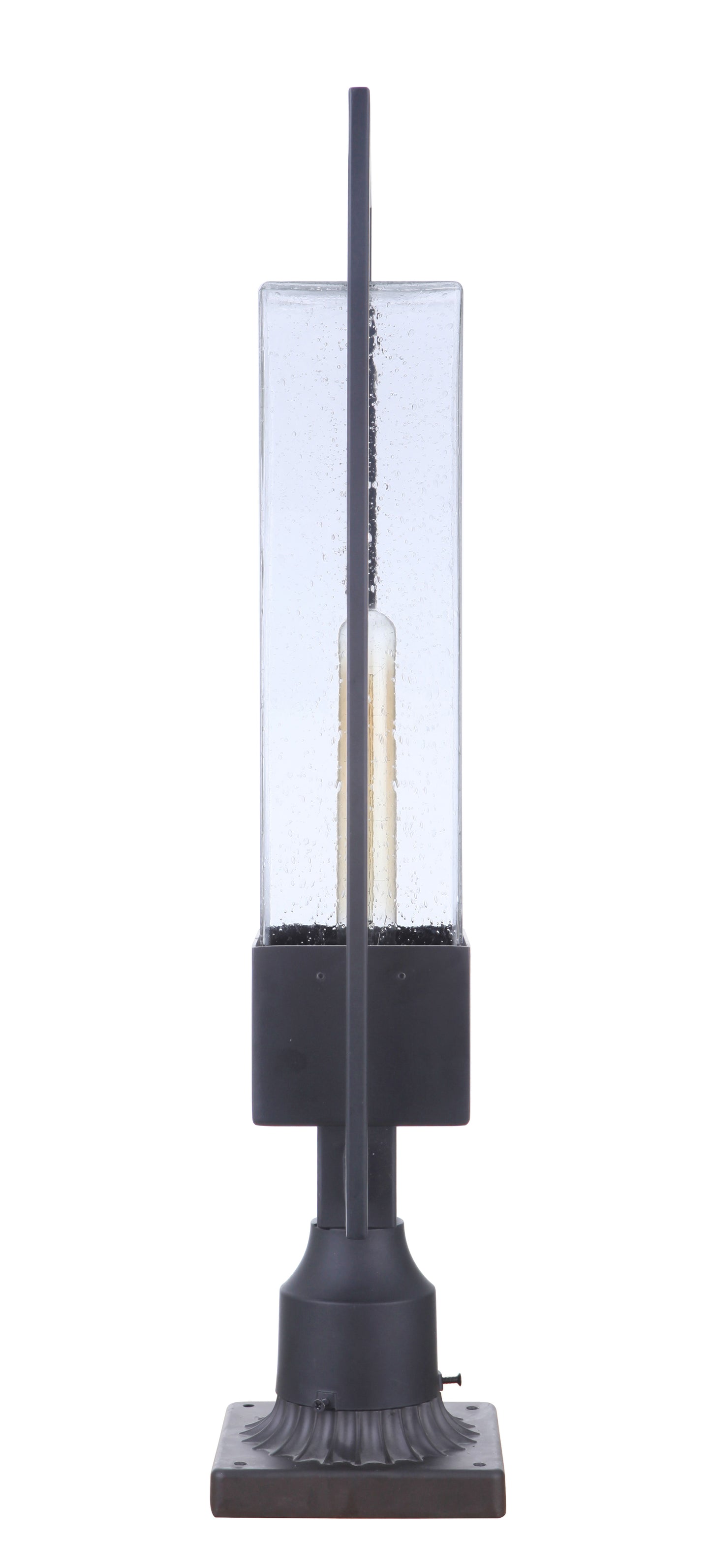 ZA4025-MN - Perimeter 1 Light 25" High Post Mount - Midnight