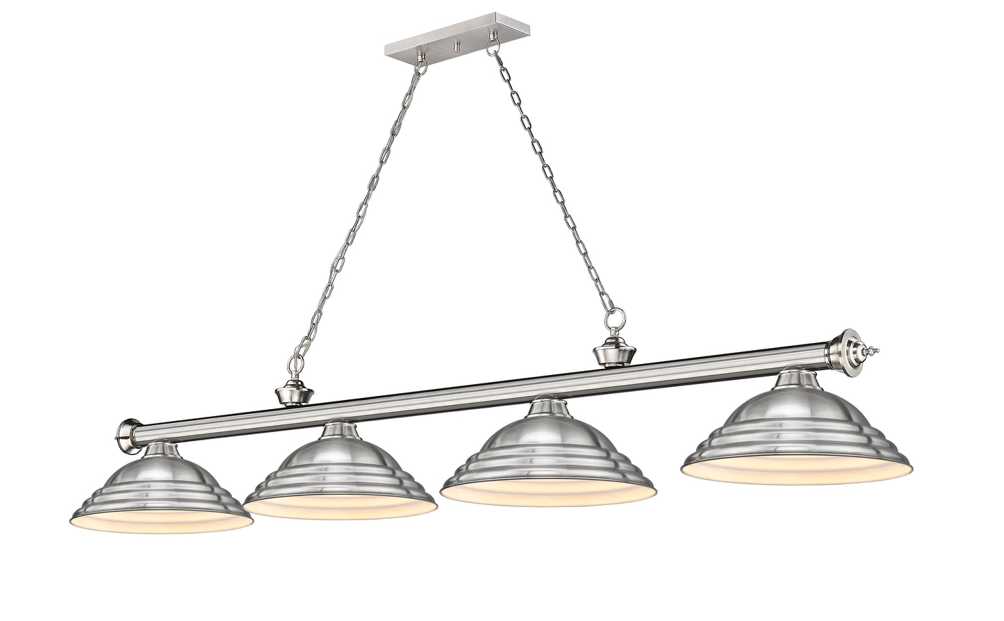 2306-4BN-SBN - Cordon 4 Light 82" Billiard - Brushed Nickel