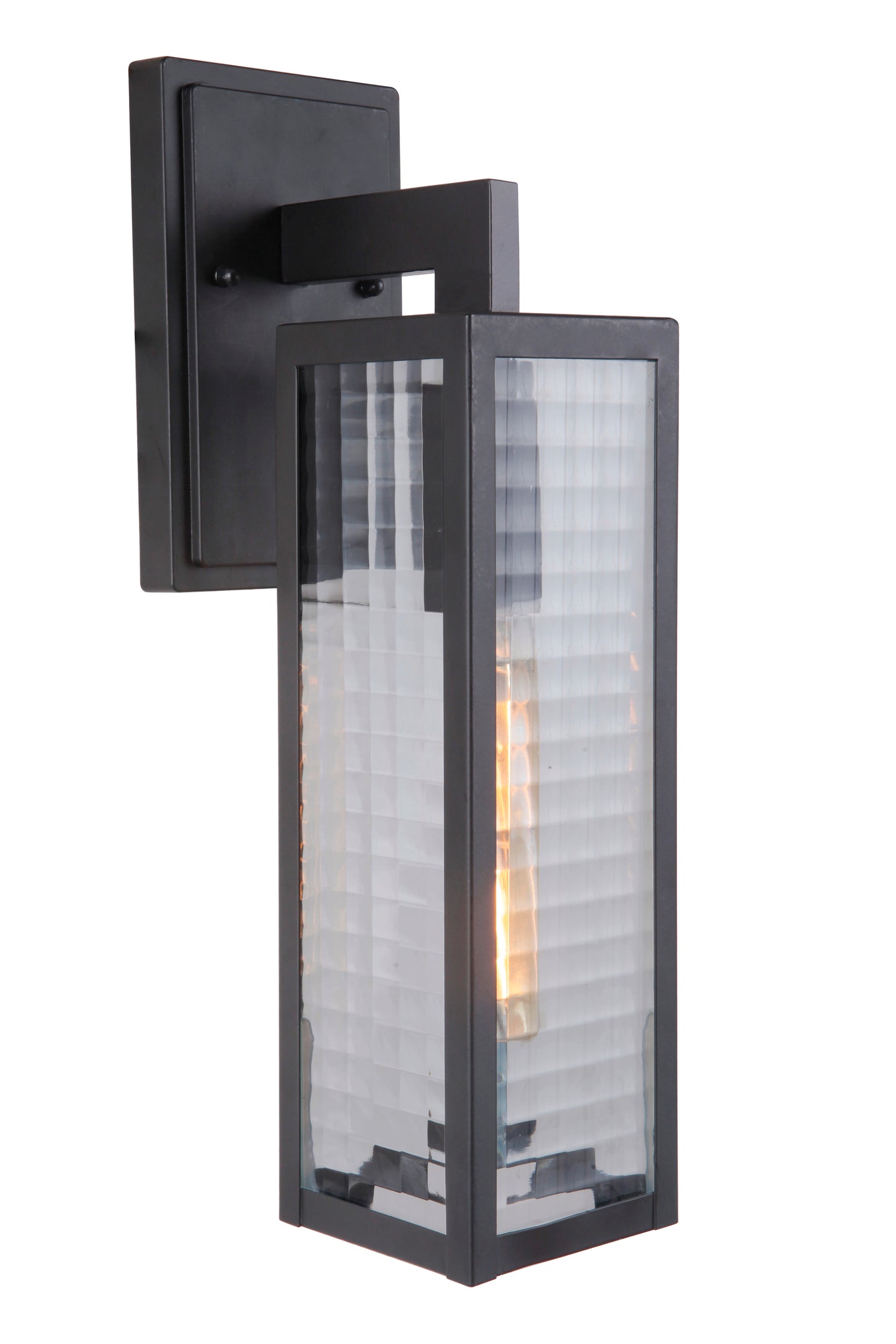 Z4514-MN-SC - Deka 1 Light 17" High Outdoor Wall Lantern - Midnight