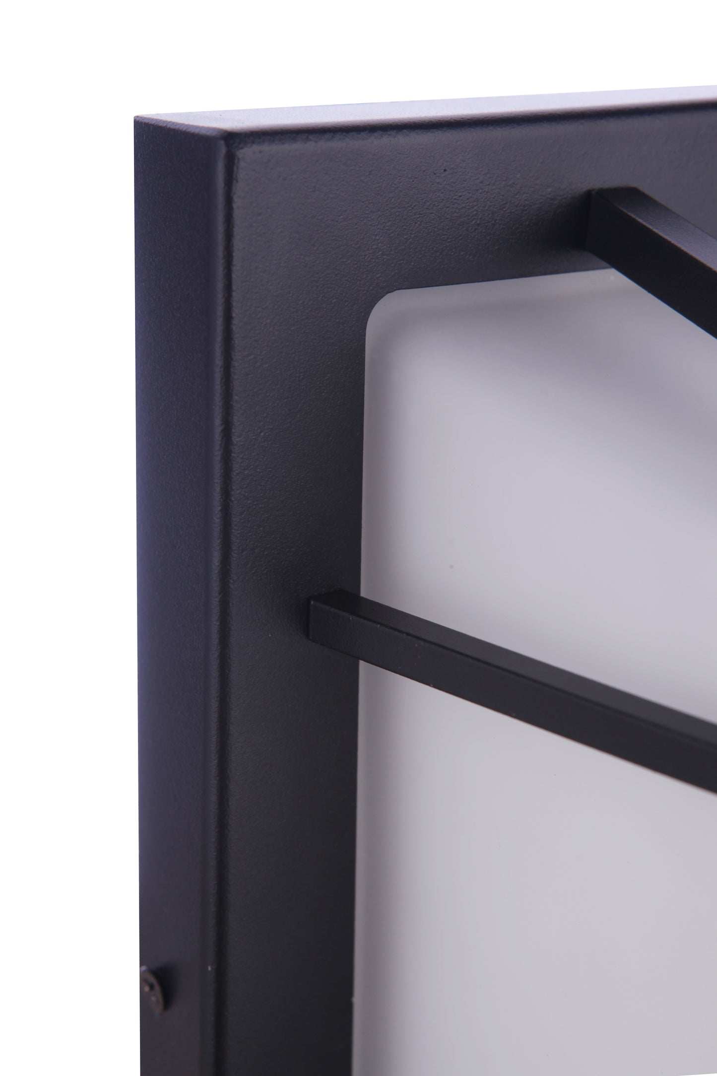 ZA6102-TB - Bulkhead Rectangular 1 Light 10" High Outdoor Wall/Ceiling Mount - Textured Black