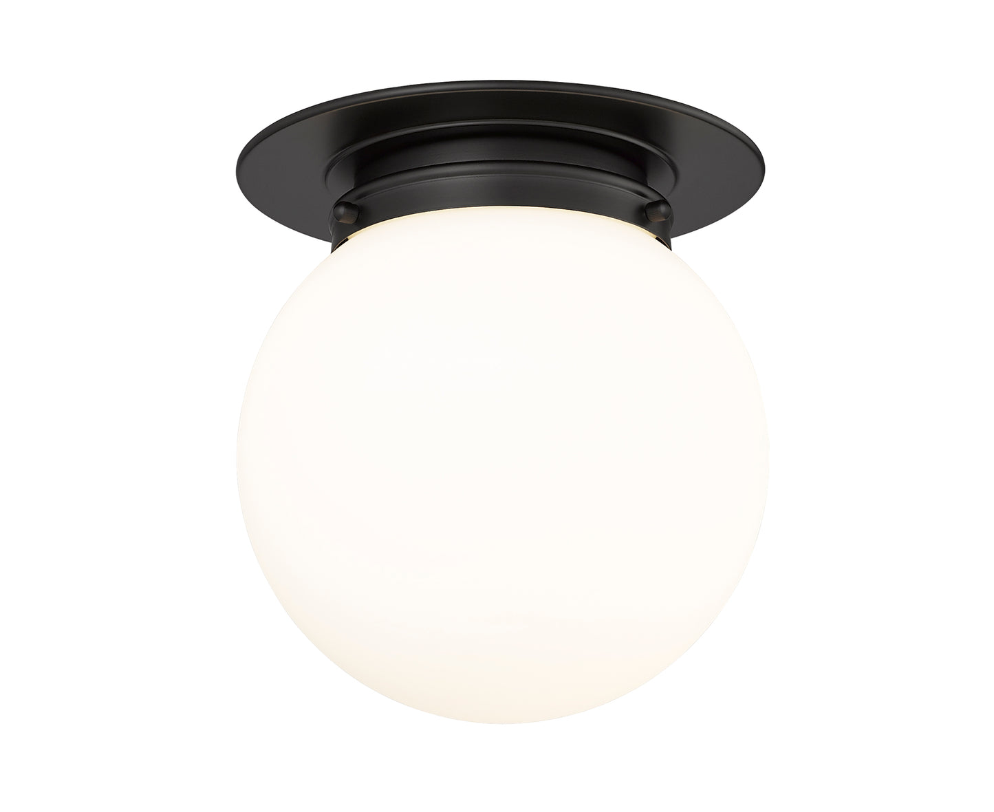 7505F9-MB - Calhoun 1 Light Flush 9" Mount - Matte Black