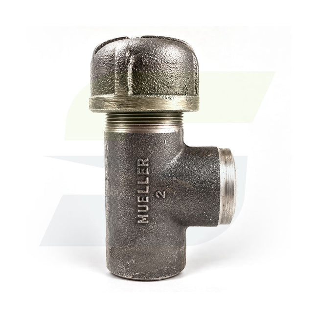 H-17650 - 1" x 1" NO-BLO Service Stop Tee - Weld x Weld