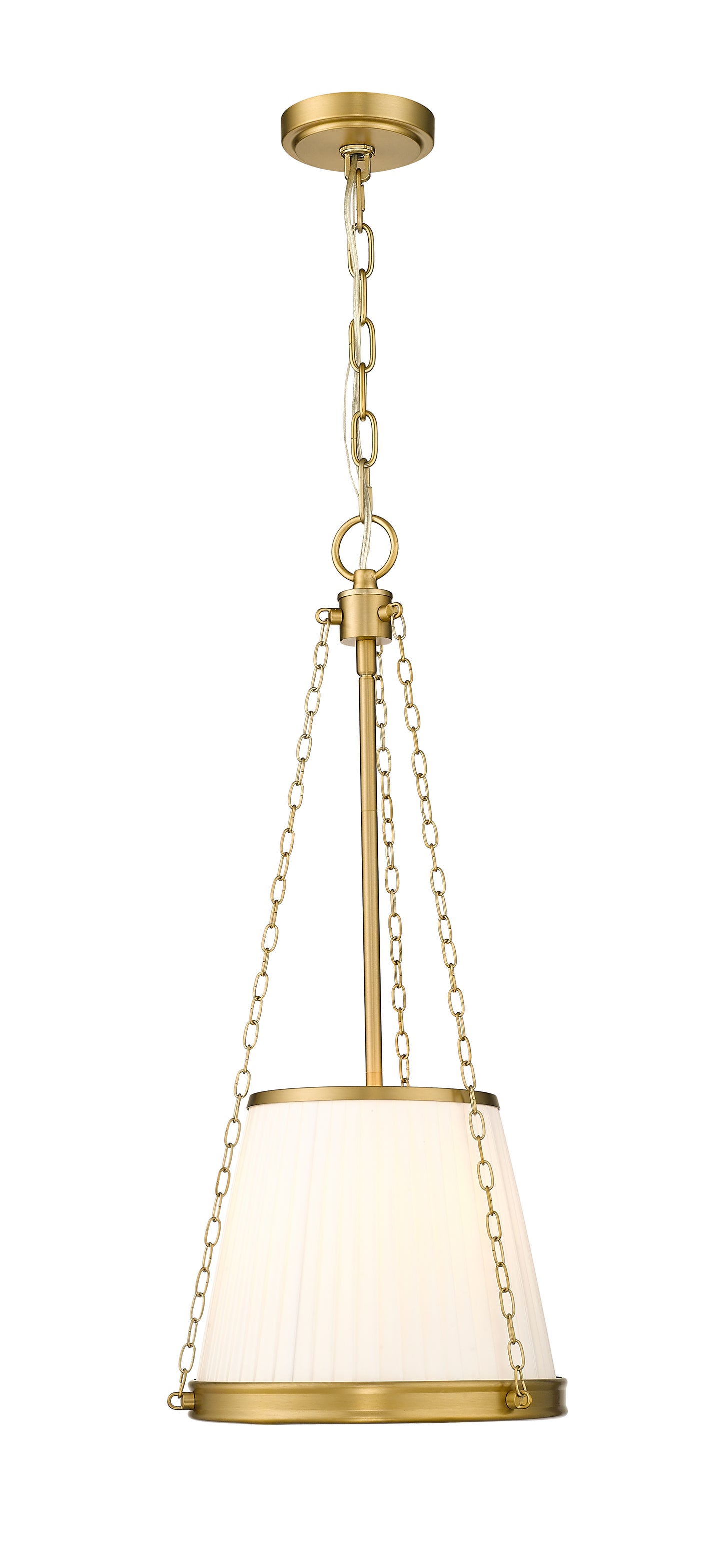 1954P12-MGLD - Madeline 4 Light 12" Pendant - Modern Gold