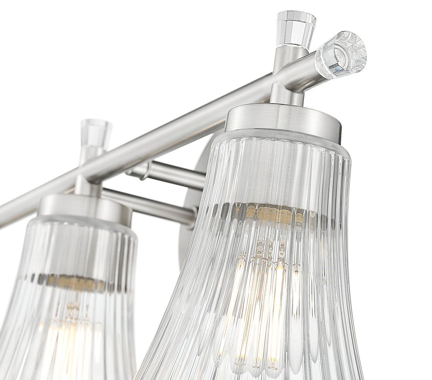 7519-3V-BN - Belle 3 Light 24" Vanity - Brushed Nickel