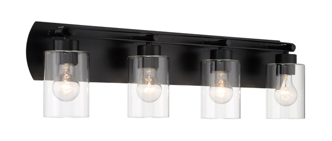 17631FB4 - Hendrix 4 Light 31" Wide Vanity Light - Flat Black