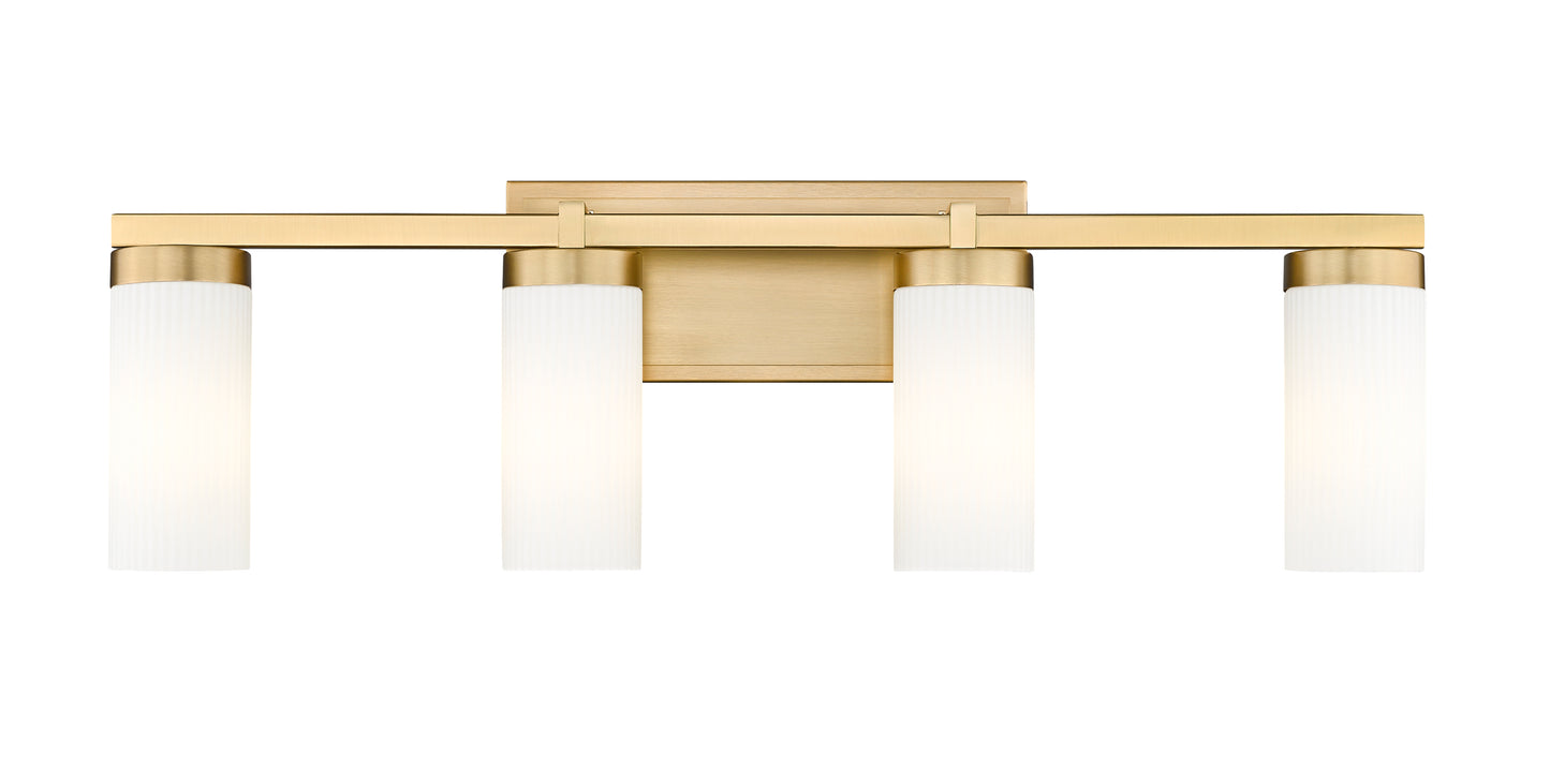 3044-4V-MGLD - Danica 4 Light 30" Vanity - Modern Gold