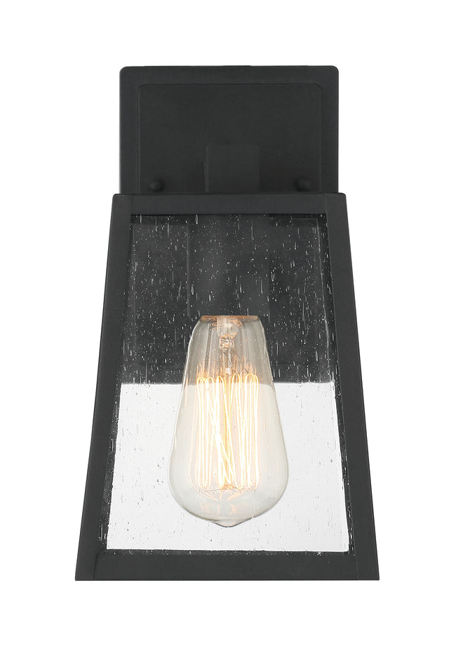 ZA4304-TB - Dunn 1 Light 10.13" High Outdoor Wall Lantern - Textured Black