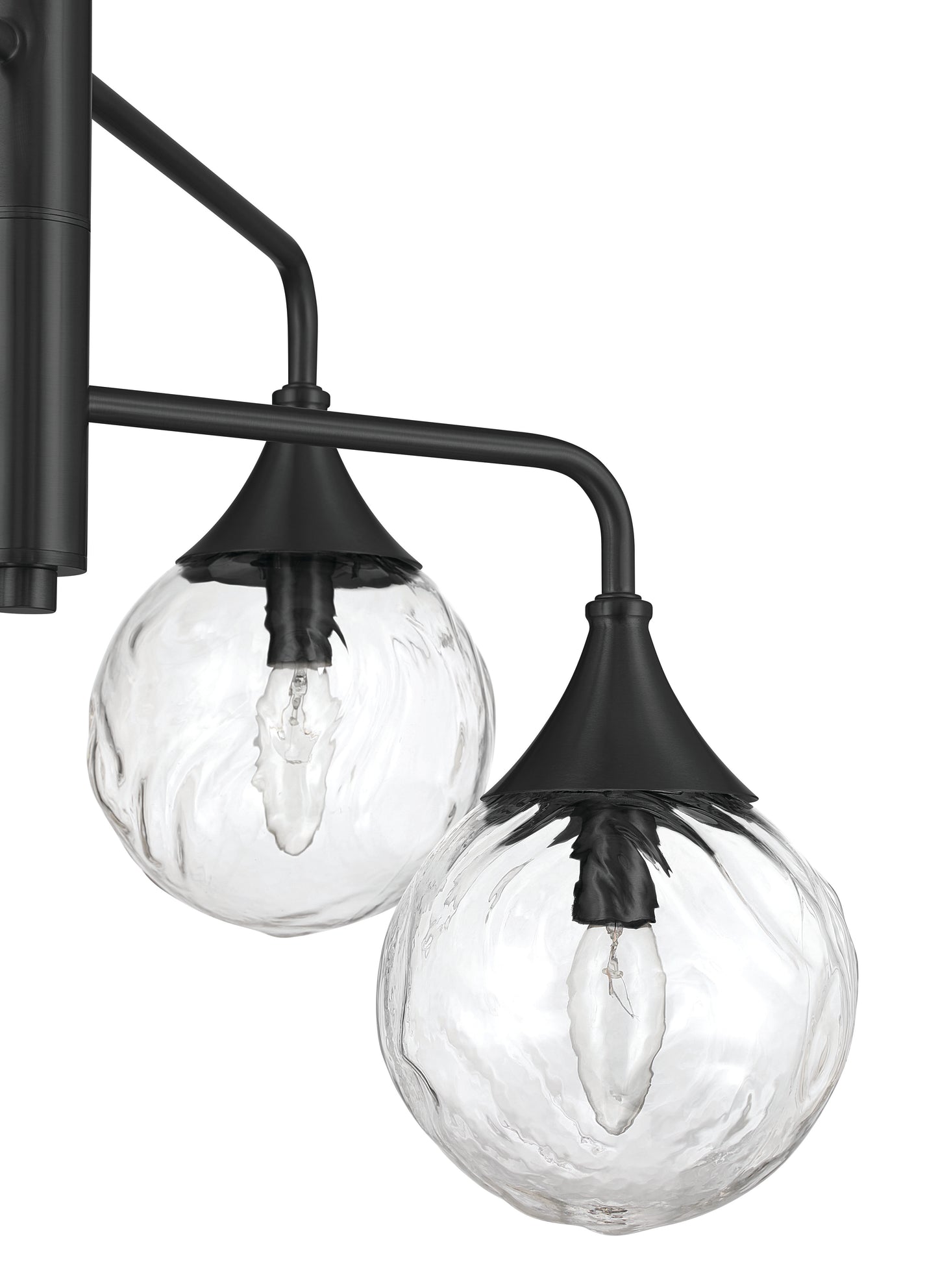 61226-FB - Reflection 6 Light 36" Wide Chandelier - Flat Black