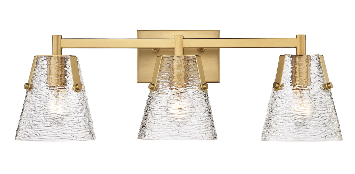 1101-3V-MGLD - Analia 3 Light 26" Vanity - Modern Gold