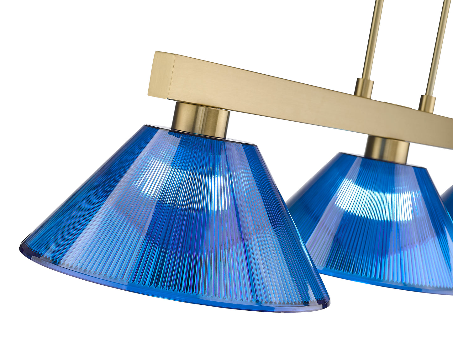 152MGLD-ARDB - Cobalt 3 Light 50" Billiard - Modern Gold