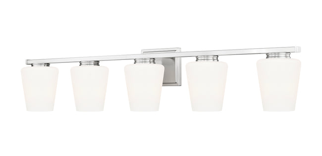 7703-5V-BN - Nextra 5 Light 42" Vanity - Brushed Nickel