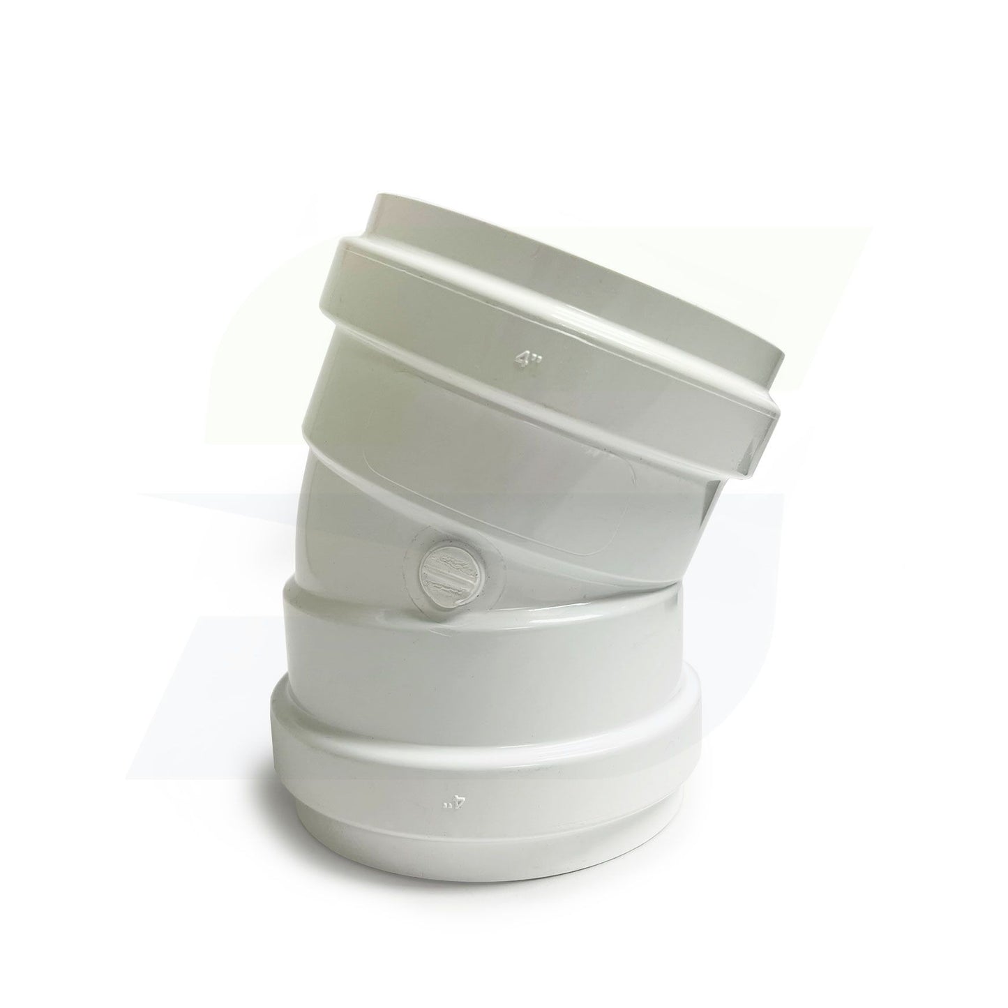 G1704 - 4" 22-1/2 Degree Elbow - Gasketed SDR 35 PVC Sewer Fitting