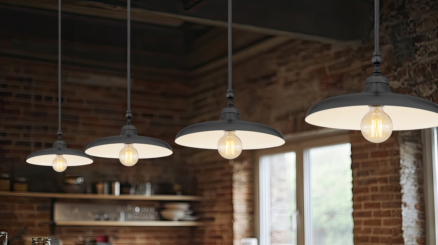 2308P14-MBZ - Camden 1 Light 14" Pendant - Modern Bronze