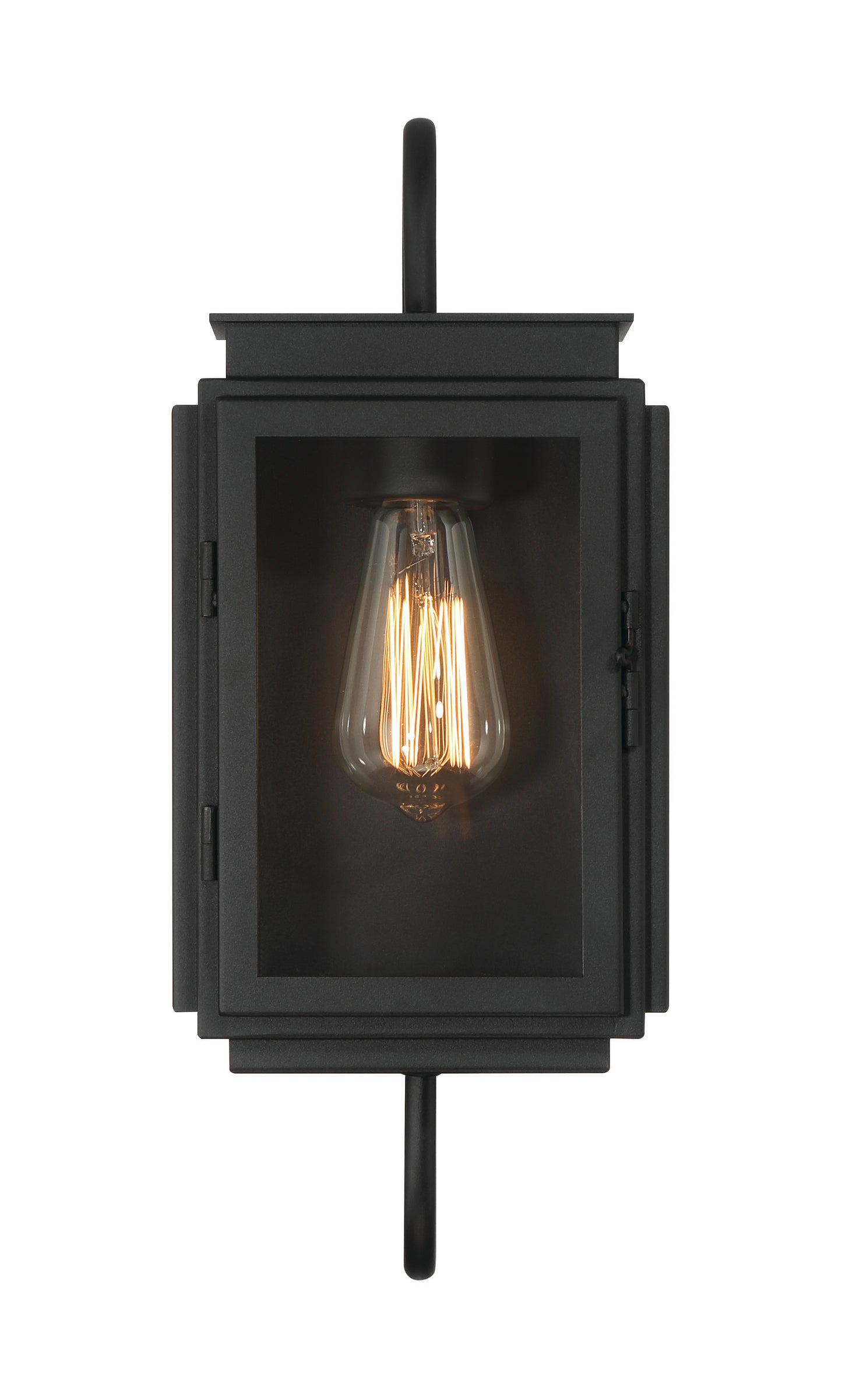 ZA7704-TB - Irving 1 Light 17" High Outdoor Wall Lantern - Textured Black
