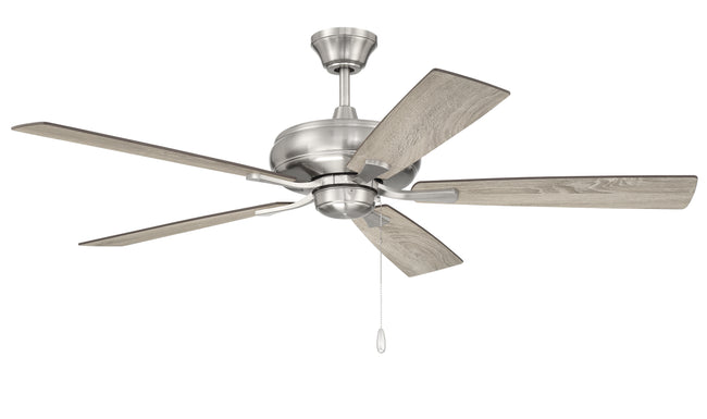 ECF52BNK5-DWWLN - Eos 52" 5 Blade Ceiling Fan with Light Kit - Brushed Nickel