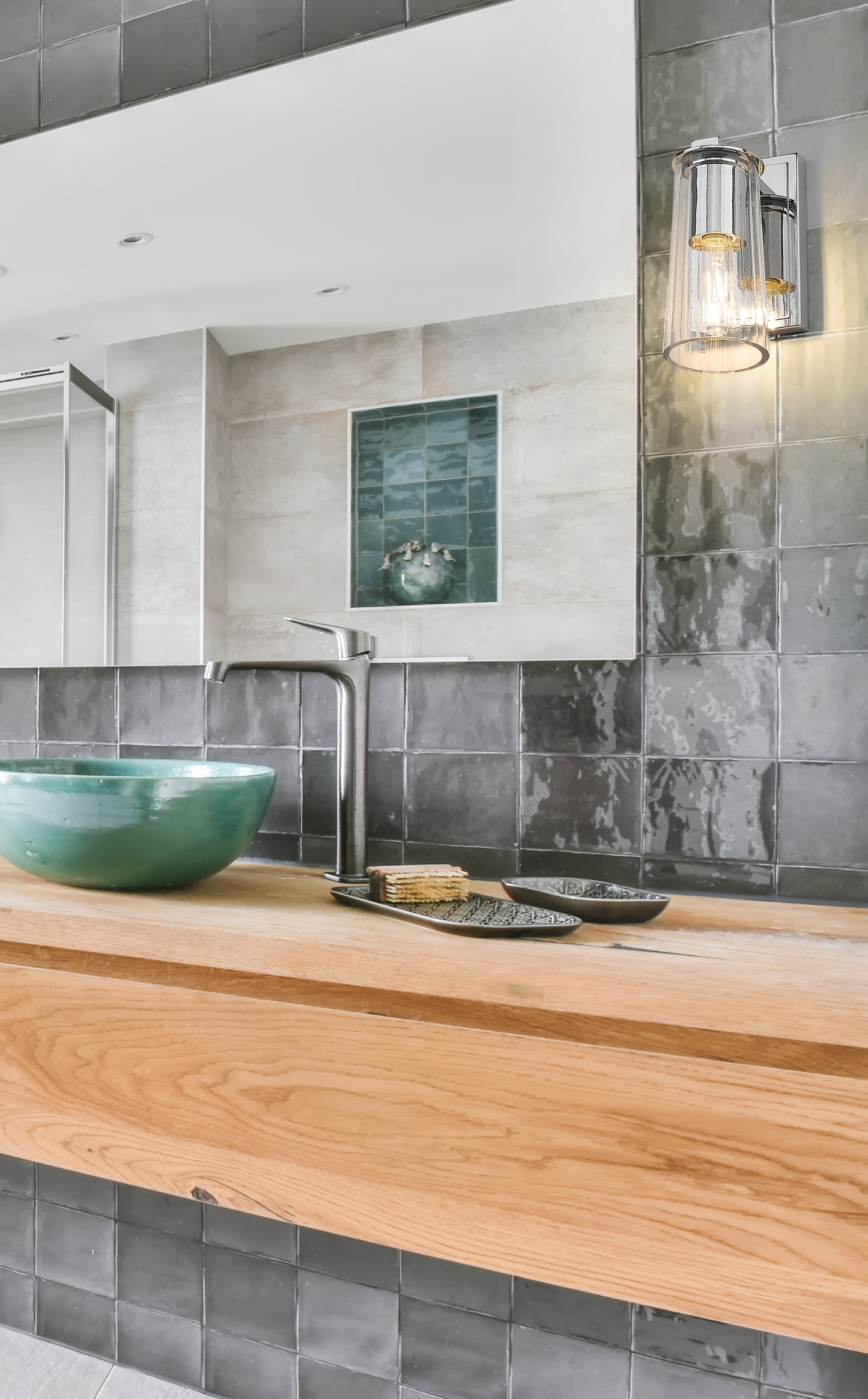 826-1S-CH - Titus 1 Light Wall 10" Sconce - Chrome