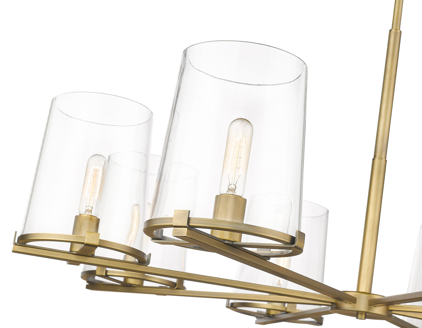 3032-8RB - Callista 8 Light 44" Chandelier - Rubbed Brass