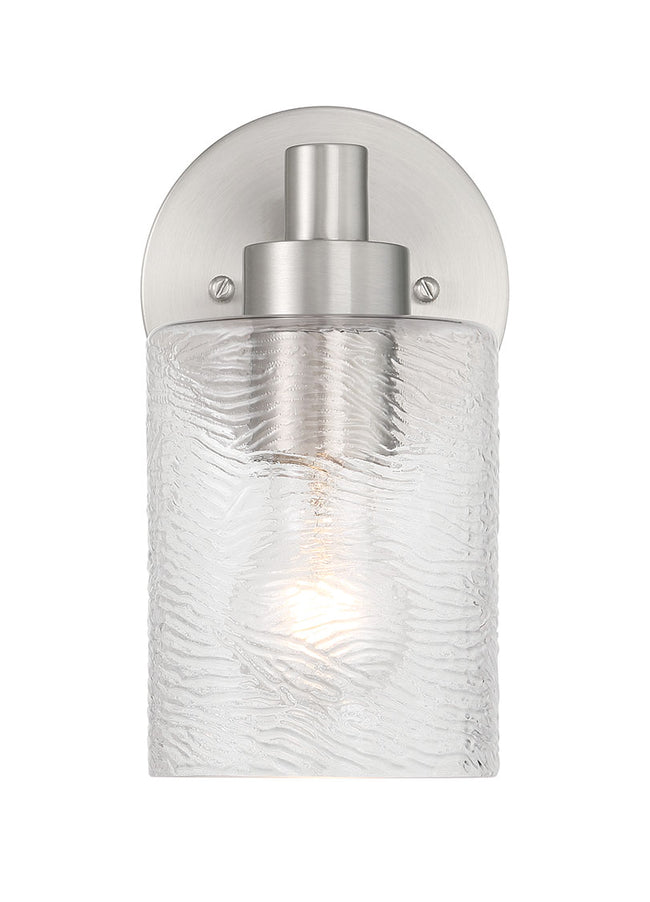 60201-BNK - Lyndsey 1 Light 9" High Wall Sconce - Brushed Nickel