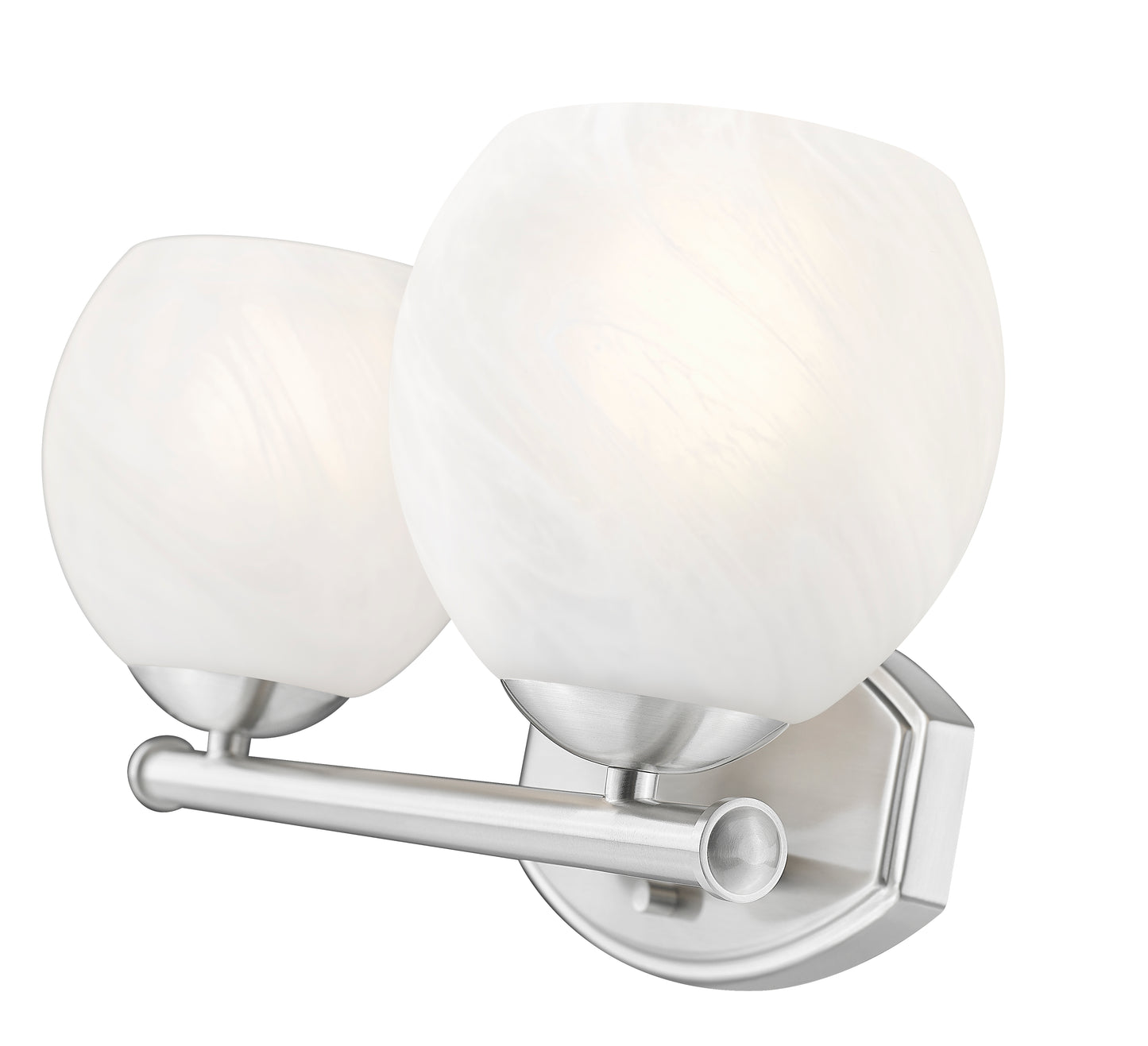1963-2V-BN - Colette 2 Light 16" Vanity - Brushed Nickel