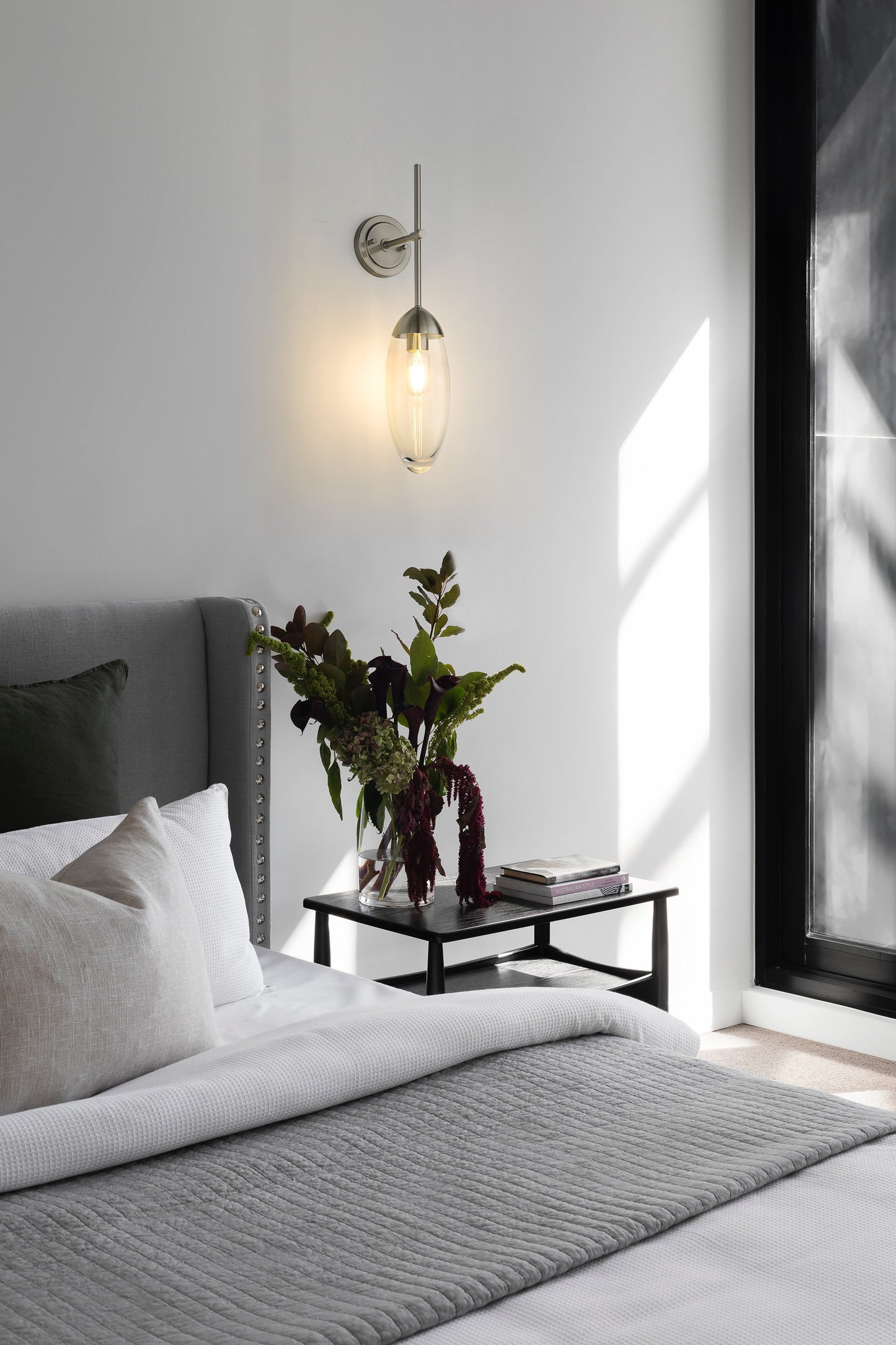651S-BN - Arden 1 Light Wall 22" Sconce - Brushed Nickel