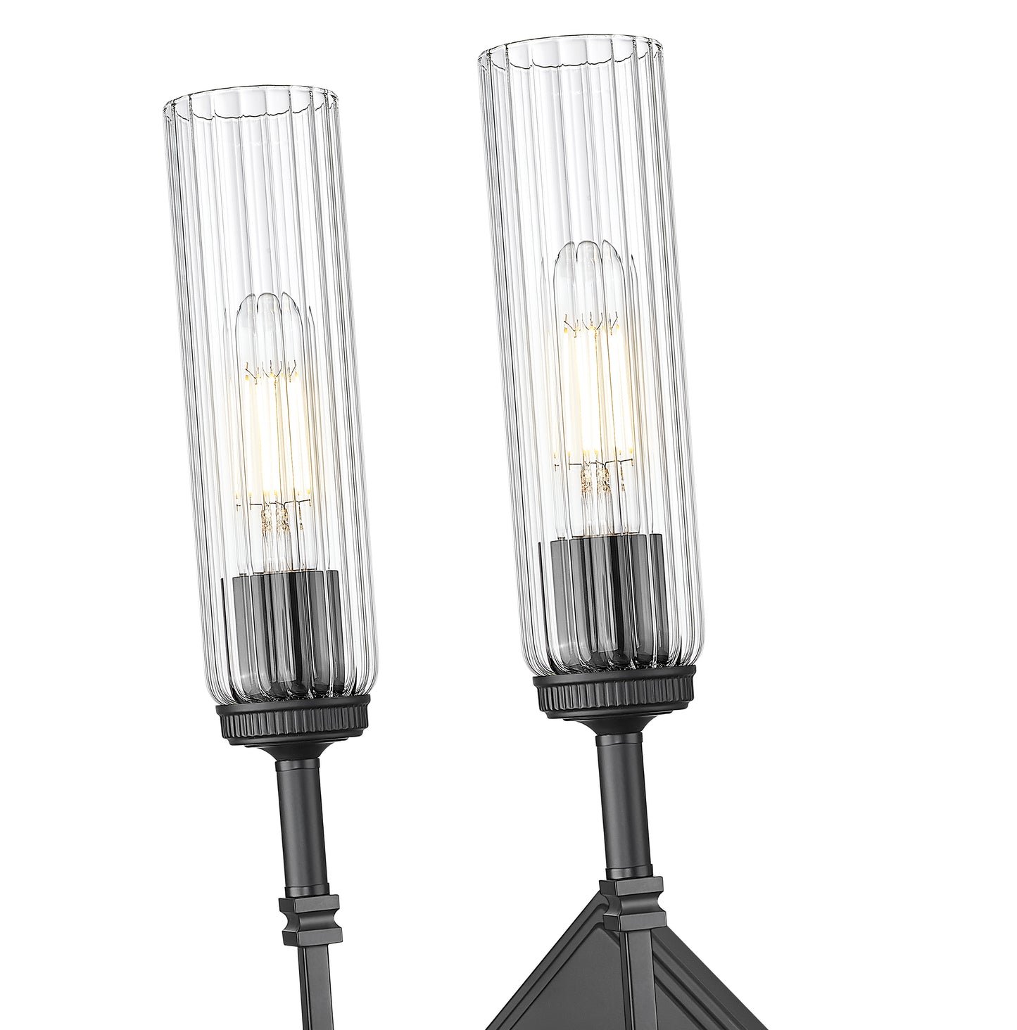 3047-2S-MB - Esme 2 Light Wall 24" Sconce - Matte Black