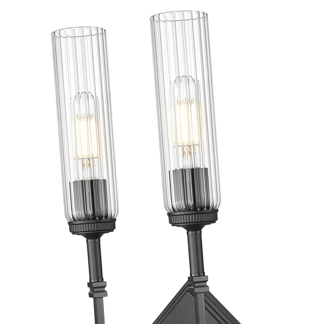 3047-2S-MB - Esme 2 Light Wall 24" Sconce - Matte Black