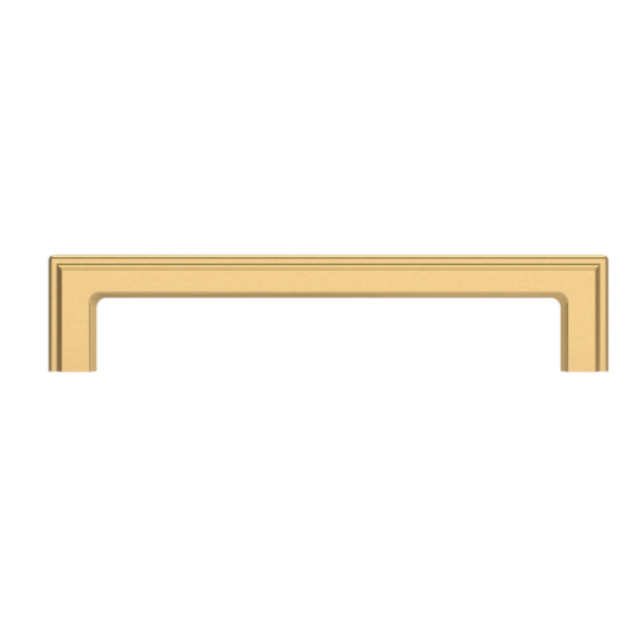 4427044 - 6" Centers - Raised Pull - Satin Brass