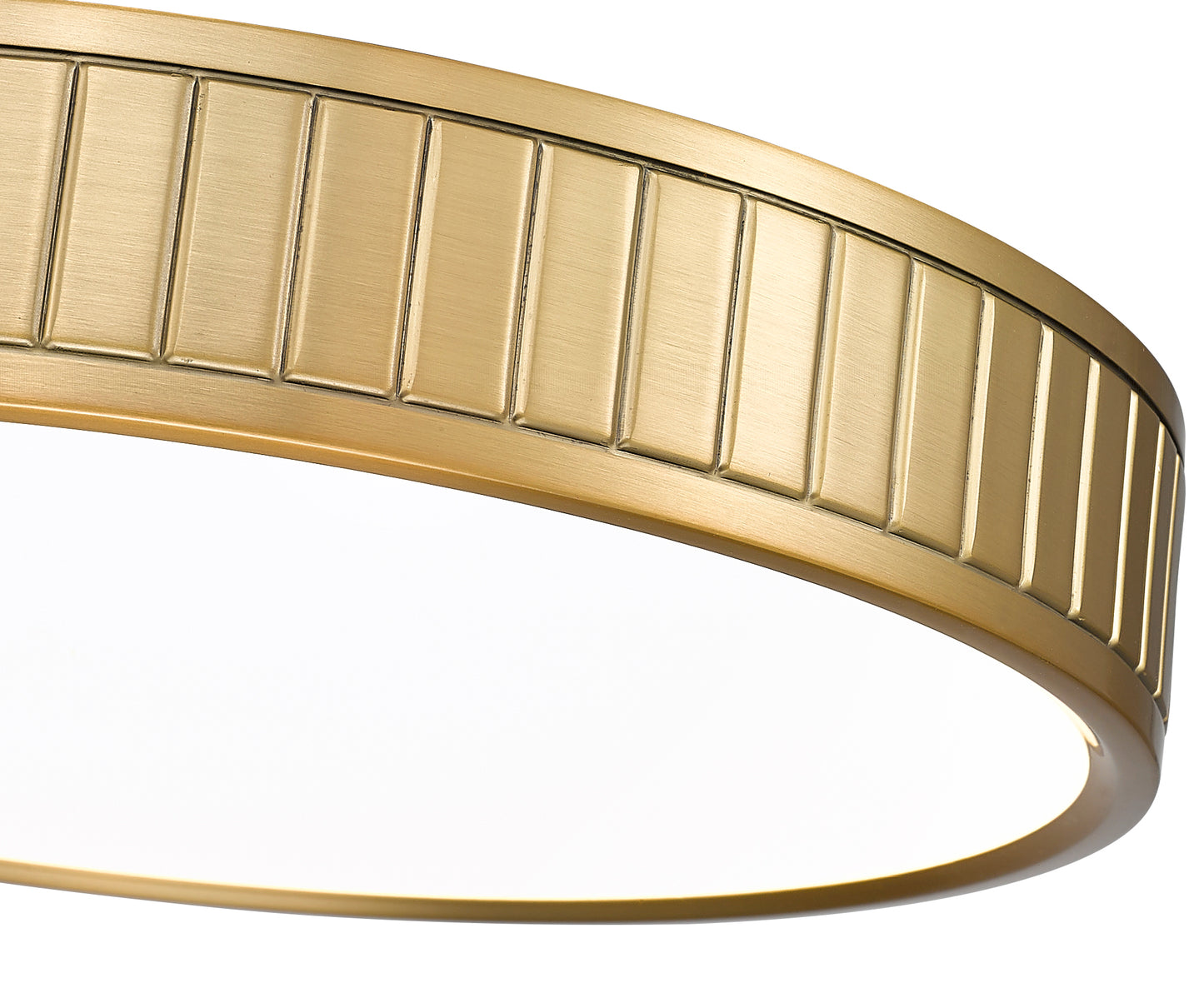 1005F16-MGLD-LED - Madison 1 Light Flush 16" Mount - Modern Gold