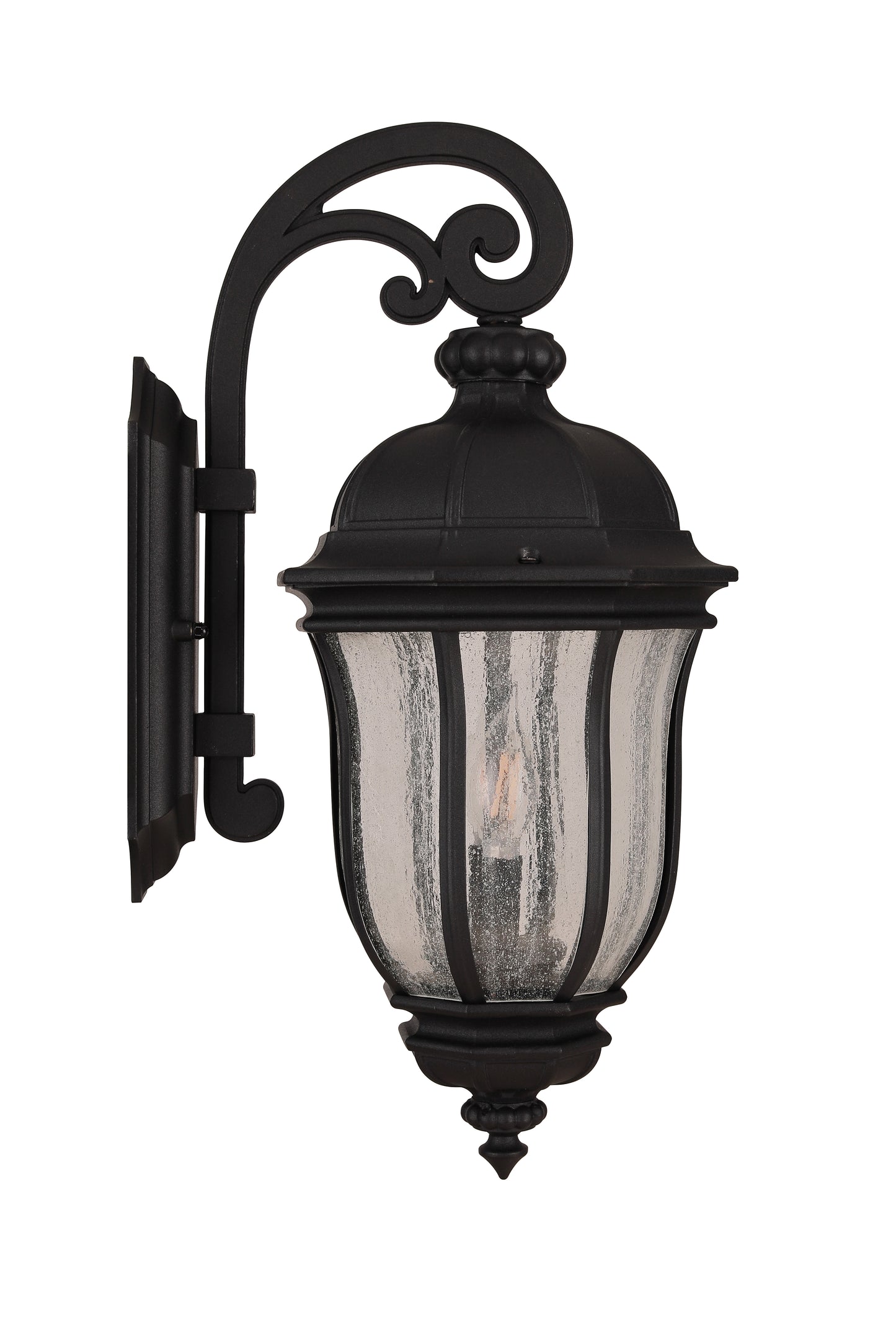 Z3314-TB - Harper 2 Light 21" High Outdoor Wall Lantern - Textured Black