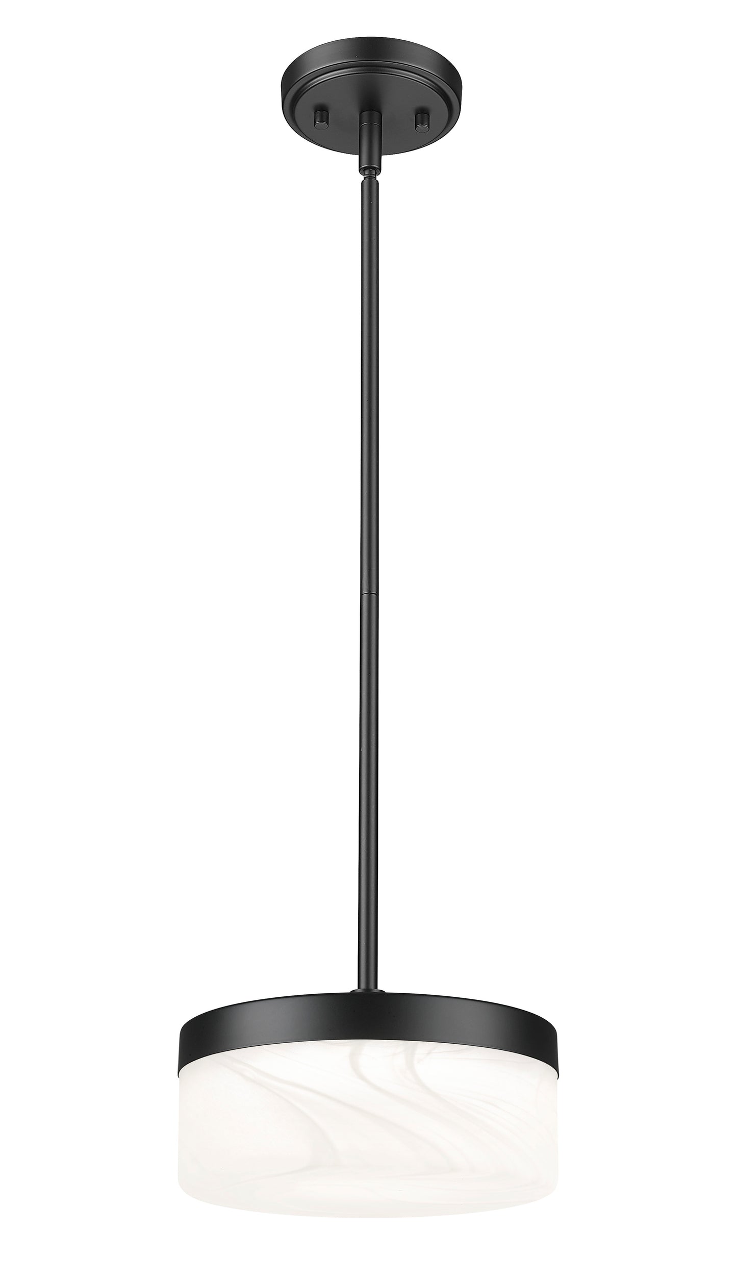 827P9-MB-LED - Renaud 1 Light 9" Pendant - Matte Black