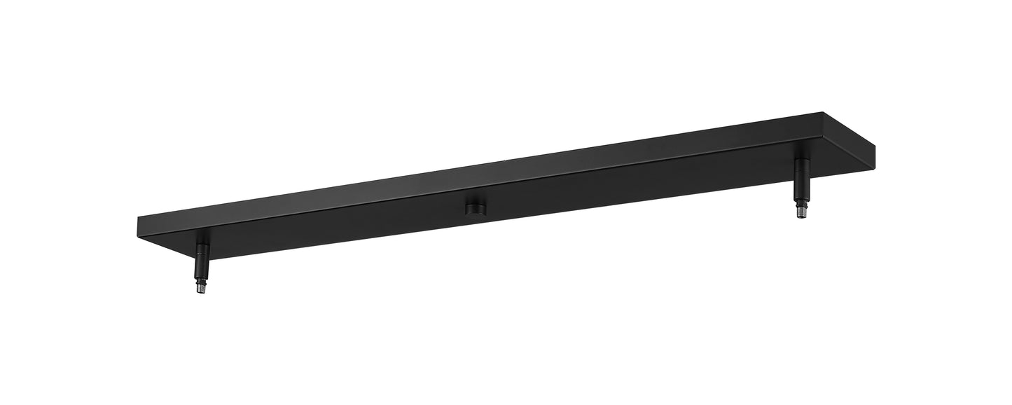 CP3402-MB - Multi Point Canopy 2 Light Ceiling 4" Plate - Matte Black