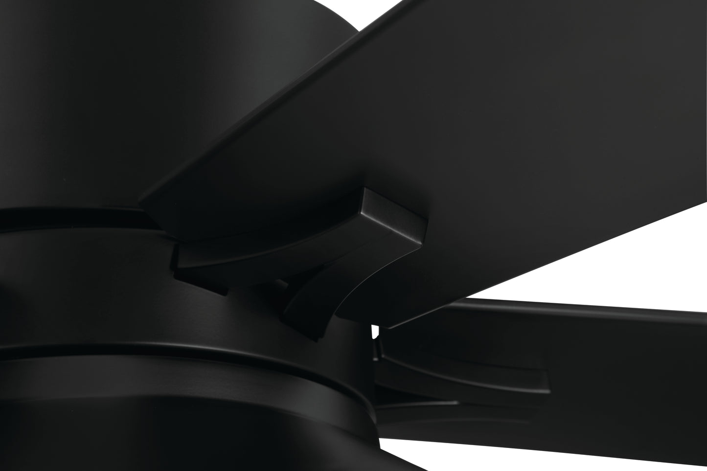 TOP52FB5 - Topper 52" 5 Blade Indoor Outdoor Ceiling Fan with Light Kit - Flat Black