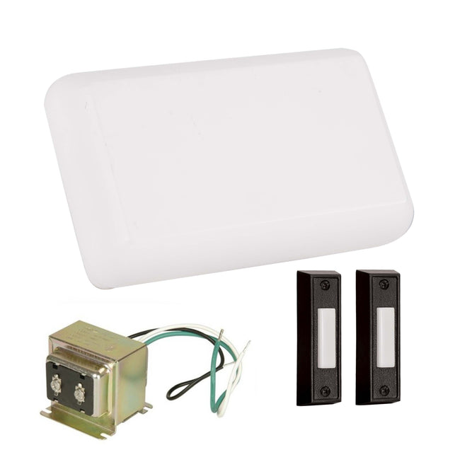CK6001-W - Builder Chime 7.79" Wide Chime kit - White