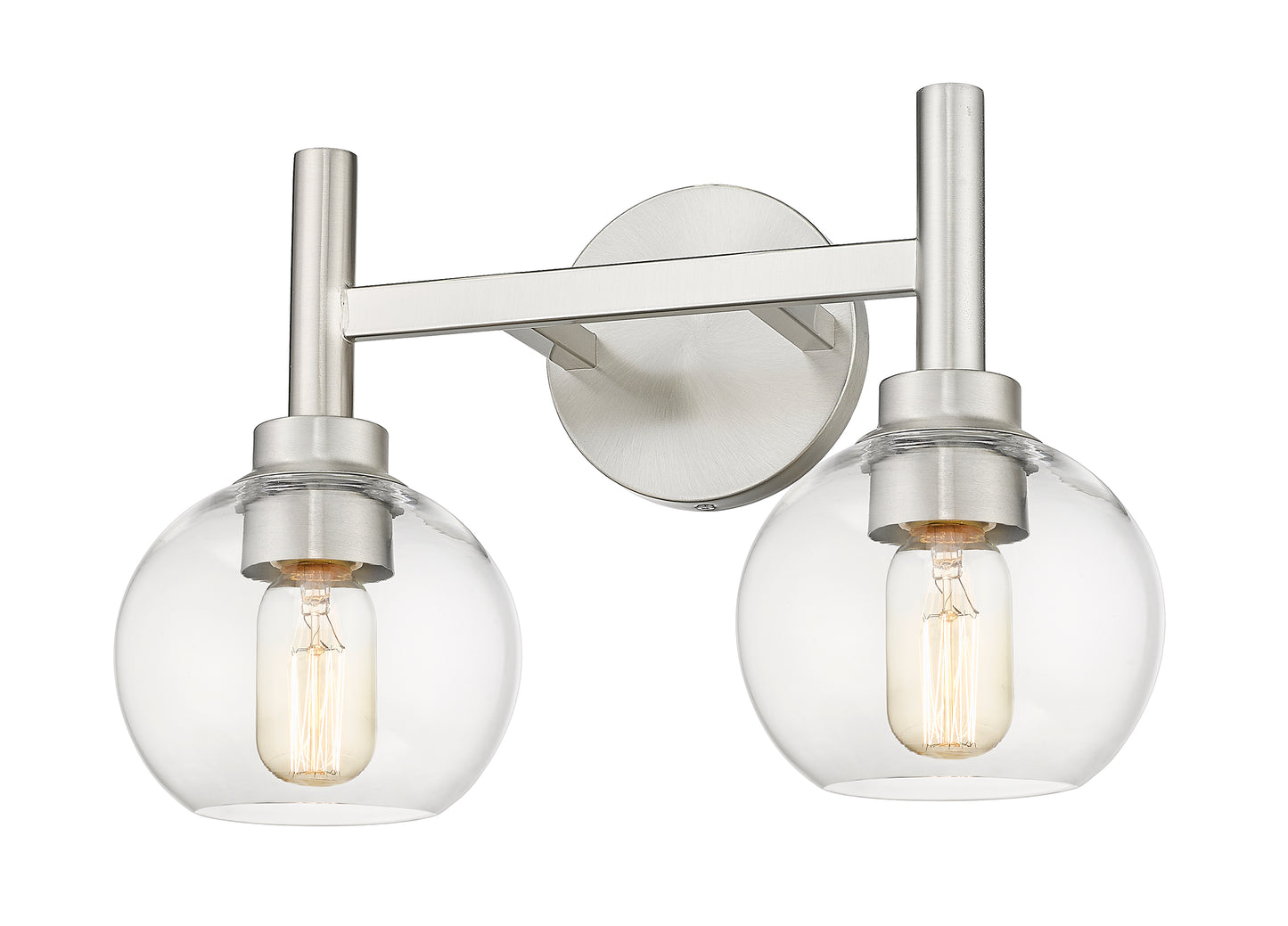 7502-2V-BN - Sutton 2 Light 16" Vanity - Brushed Nickel