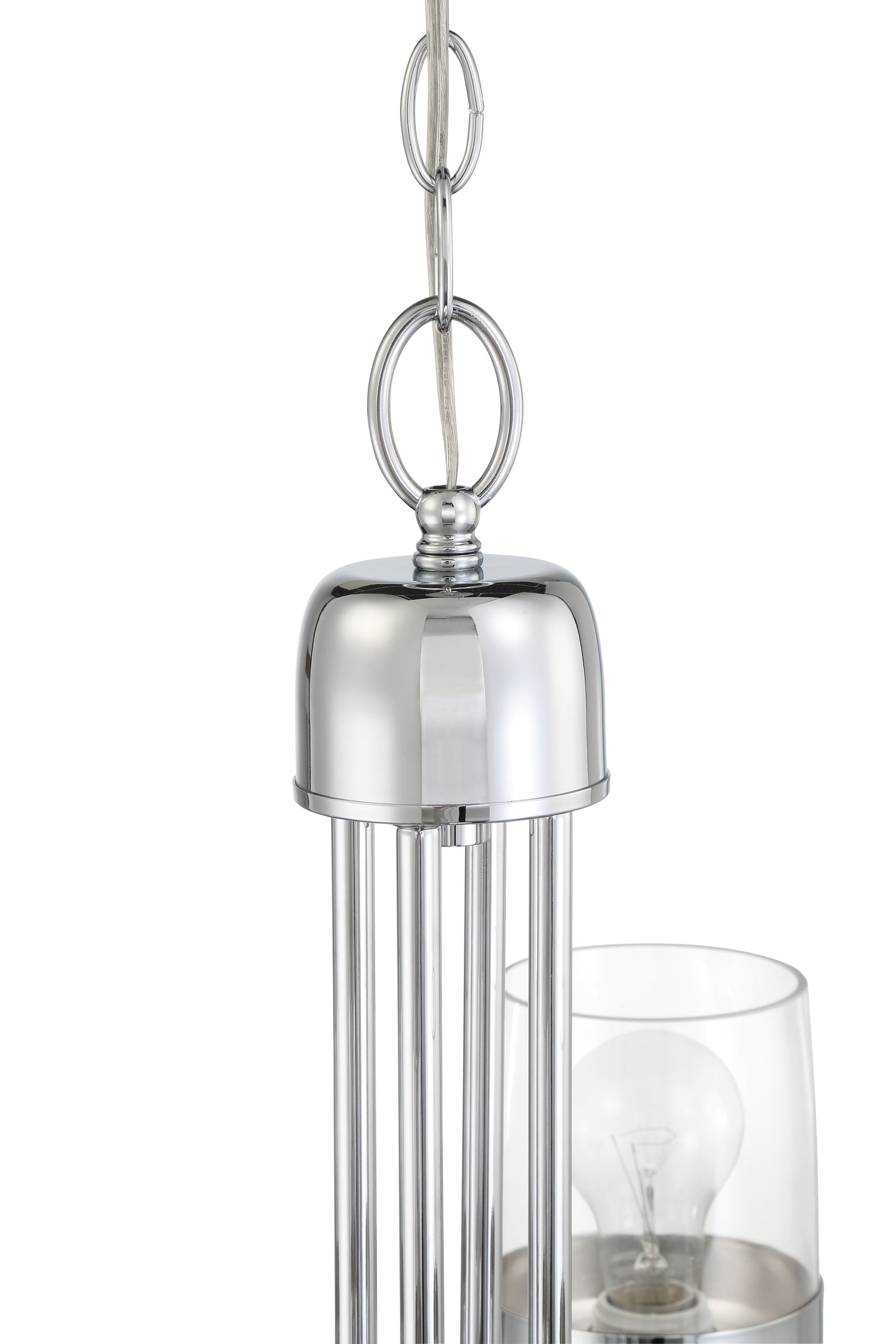 58124-CH - Wrenn 4 Light 20" Wide Chandelier - Chrome