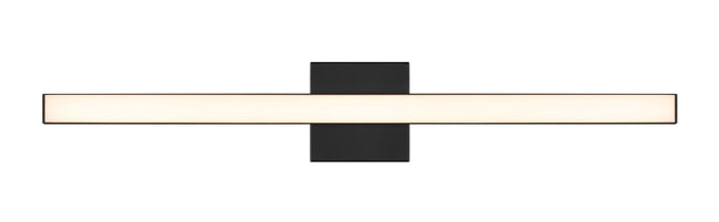 10130FB-LED - Trim 1 Light 30" Wide LED Vanity Light - Flat Black