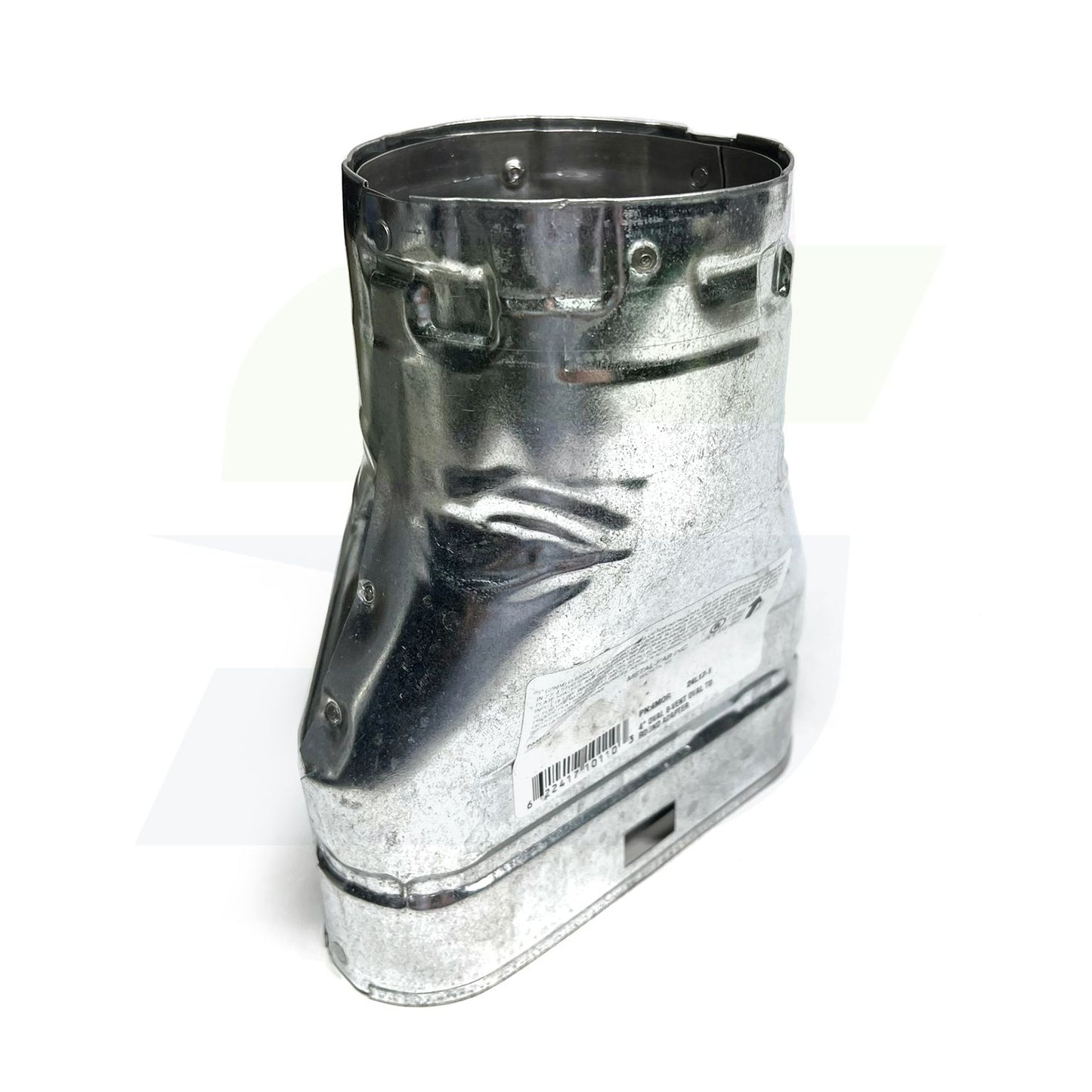 4MOR - Type B Gas Vent Oval to Round Adapter - 4"