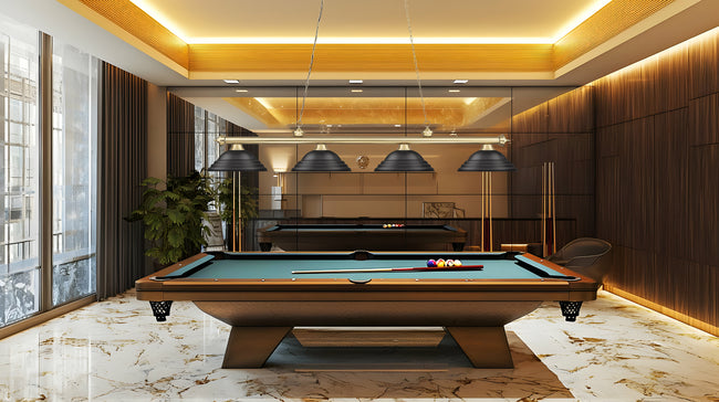 2306-4HBR-SMB - Cordon 4 Light 82" Billiard - Heritage Brass
