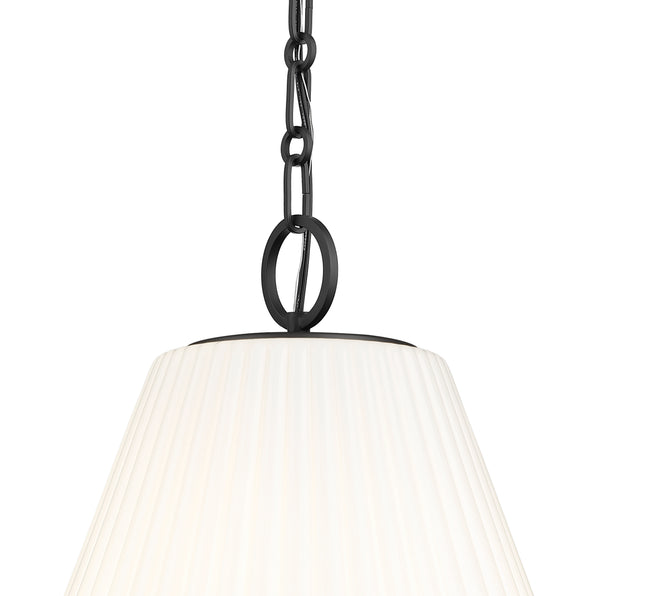 3042P18-MB - Alaric 3 Light 18" Pendant - Matte Black