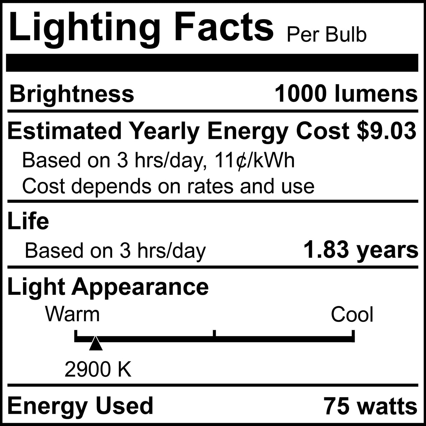 614072 - Dimmable Frost T8 Halogen Light Bulb - 75 Watt - 2900K - 5 Pack