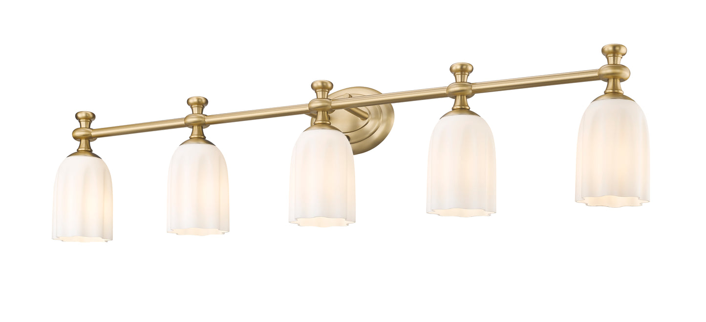 1102-5V-MGLD - Orion 5 Light 40" Vanity - Modern Gold