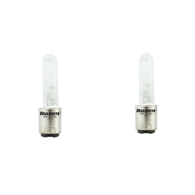 473221 - Dimmable Frost T3 Krypton/Xenon BA15D Base Light Bulb - 20 Watt - 2700K - 2 Pack