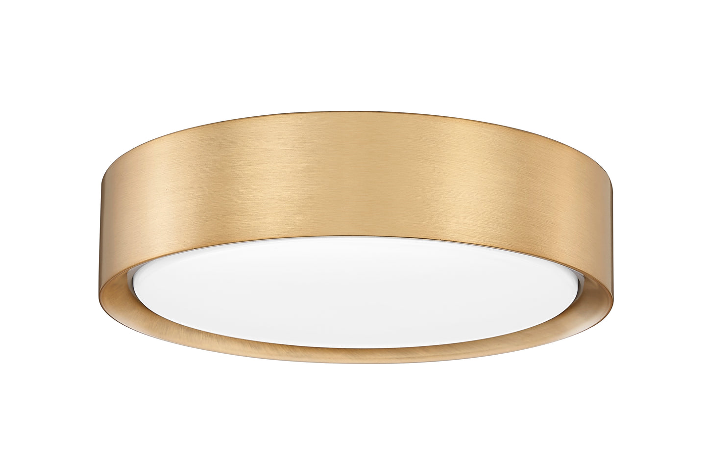 1014F12-MGLD-LED - Kawan 1 Light Flush 12" Mount - Modern Gold