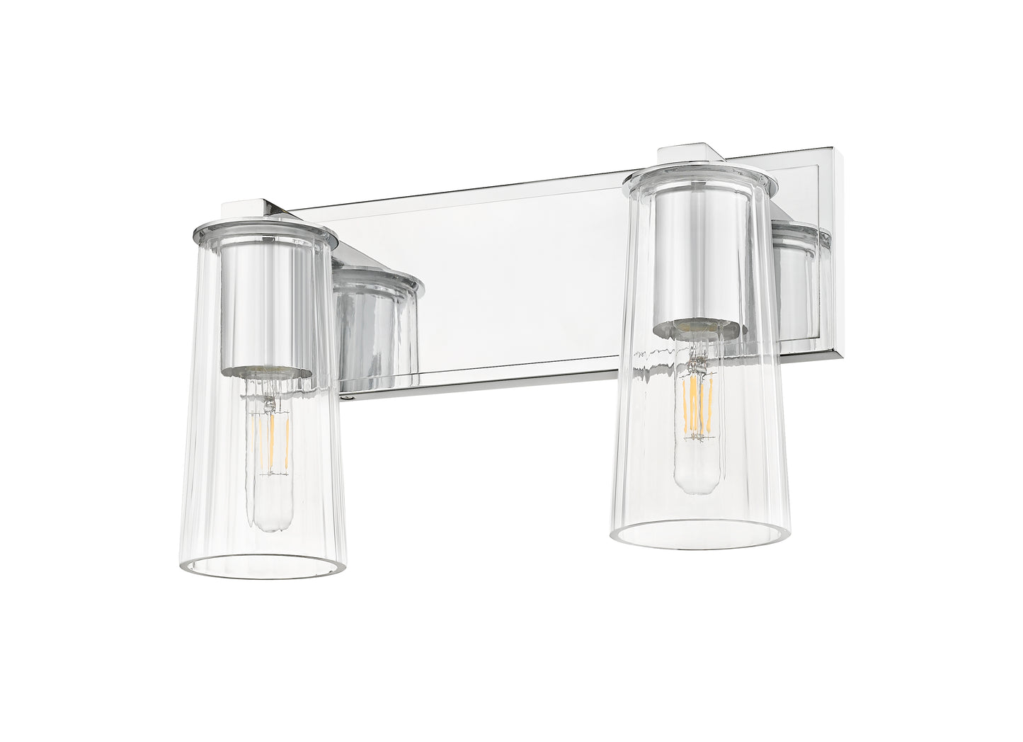 826-2V-CH - Titus 2 Light 16" Vanity - Chrome