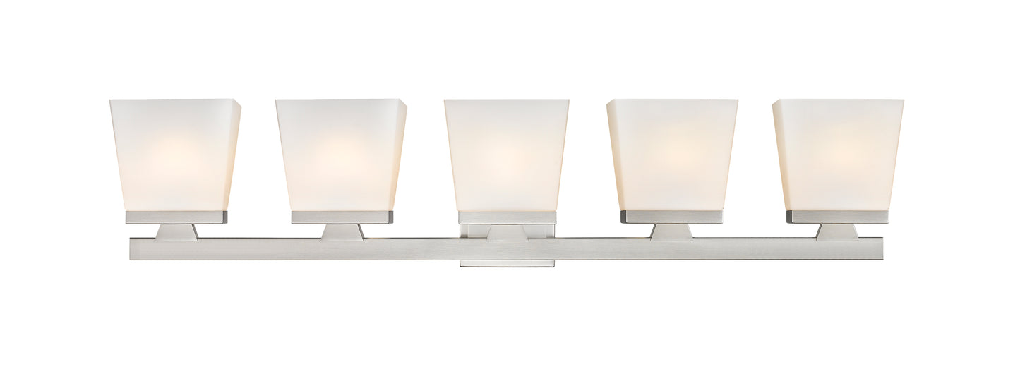 1937-5V-BN - Astor 5 Light 36" Vanity - Brushed Nickel