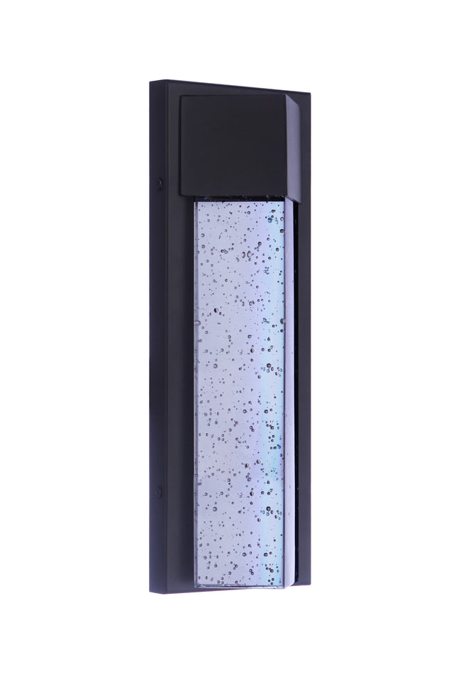 ZA6202-MN-LED - Tony 2 Light 13" High Outdoor Pocket Sconce - Midnight